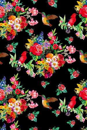 花卉印花花型图片