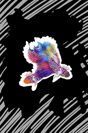 鱼印花花型图片