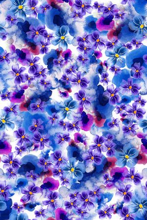 花朵印花花型图片