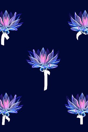 花朵印花花型图片