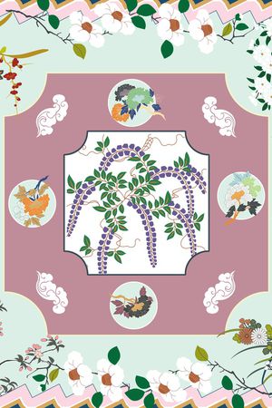 民族风印花花型图片