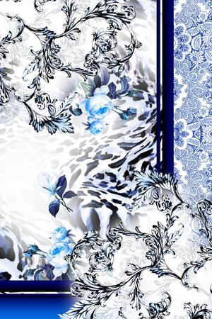 女装印花花型图片