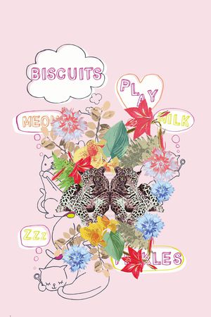 花卉印花花型图片