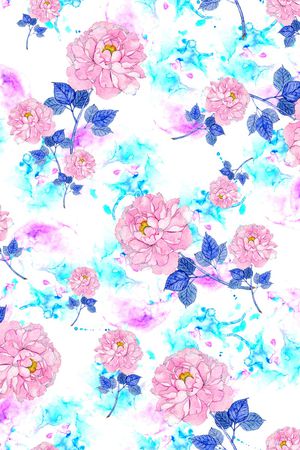 花卉印花花型图片