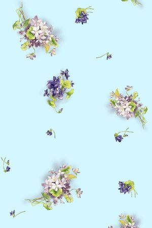 花朵印花花型图片