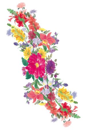 花朵印花花型图片
