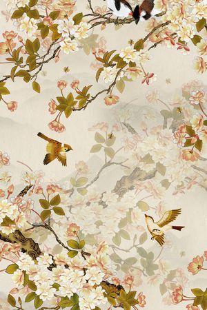 乱花印花花型图片