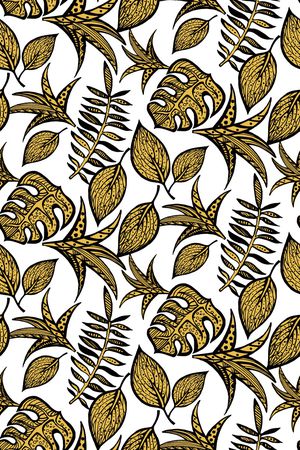 叶子印花花型图片