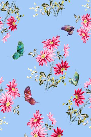 叶子印花花型图片