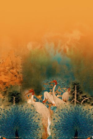 复古印花花型图片