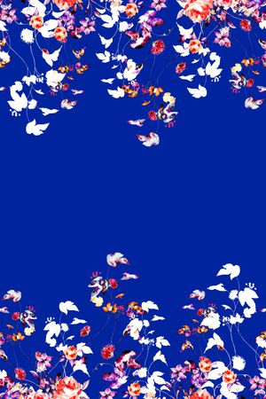 花朵印花花型图片