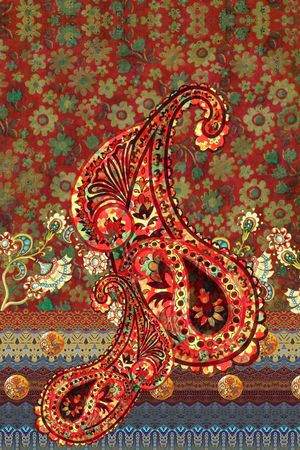 花朵印花花型图片
