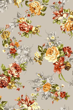 textile印花花型图片
