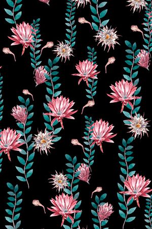 小碎花印花花型图片