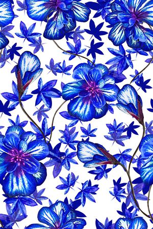 flowers印花花型图片