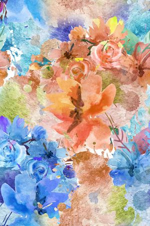 油画印花花型图片