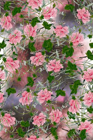 花朵印花花型图片
