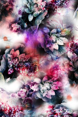 花卉印花花型图片