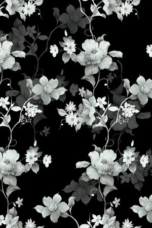 小清新印花花型图片