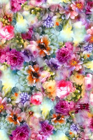 云纹印花花型图片