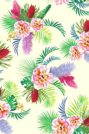 花卉印花花型图片