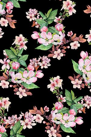 桃花印花花型图片