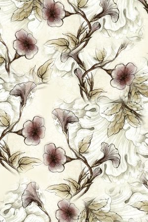 花卉印花花型图片