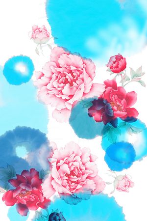洋阳---定位印花花型图片