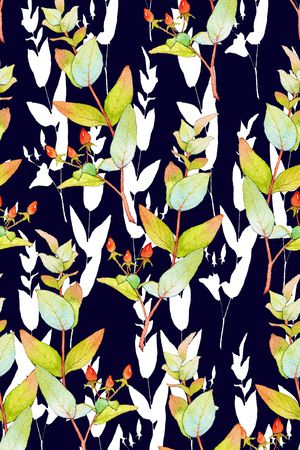 几何花卉印花花型图片