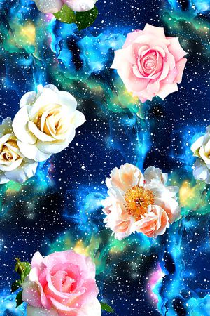 花卉印花花型图片