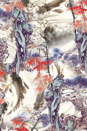 花卉印花花型图片