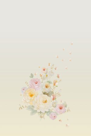花朵印花花型图片