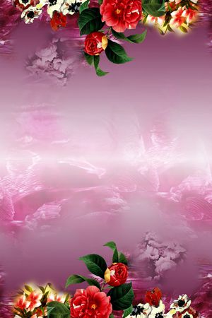 油画印花花型图片