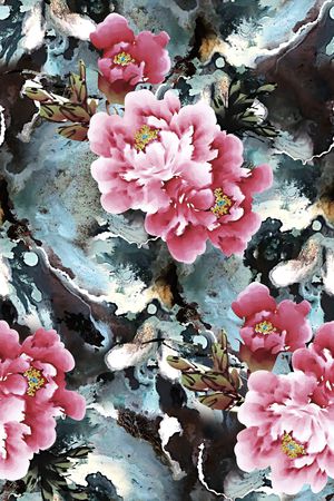 花卉印花花型图片
