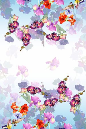数码花型印花花型图片