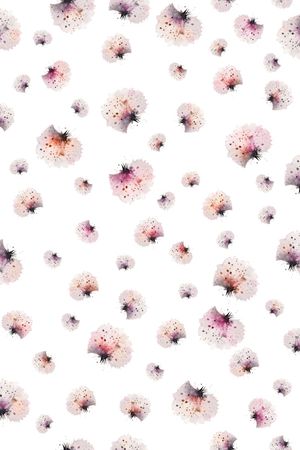 小碎花印花花型图片