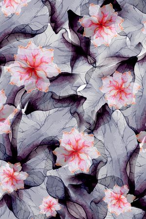 数码花型印花花型图片