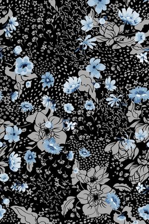 波点印花花型图片