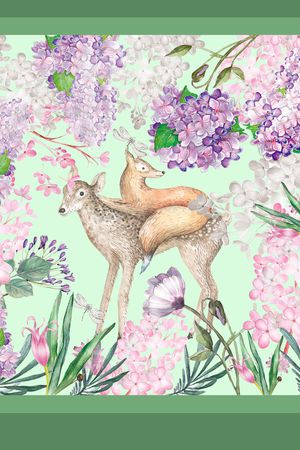 休闲印花花型图片