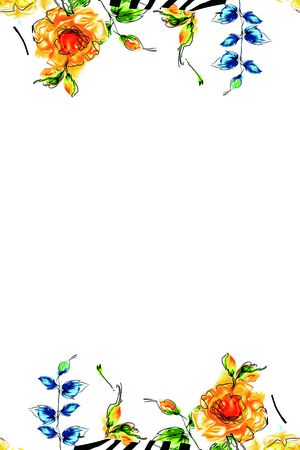 热带印花花型图片
