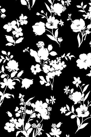 传统花型印花花型图片