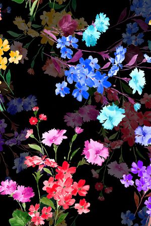 花卉印花花型图片