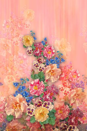 花卉印花花型图片