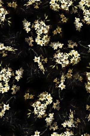 油画花型印花花型图片