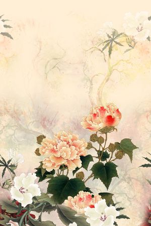 定位花印花花型图片