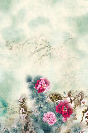 花卉印花花型图片