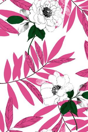 几何印花花型图片
