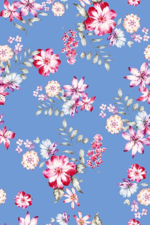 花卉印花花型图片