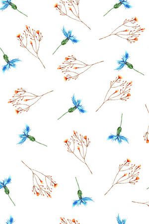 花卉印花花型图片