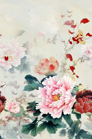 中国风印花花型图片